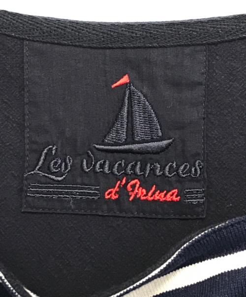 les vacances d'irin（レ ヴァカンス デ イリーナ）les vacances d'irin (レ ヴァカンス デ イリーナ) MARINIERE EMBROIDERY ネイビー サイズ:表記なしの古着・服飾アイテム