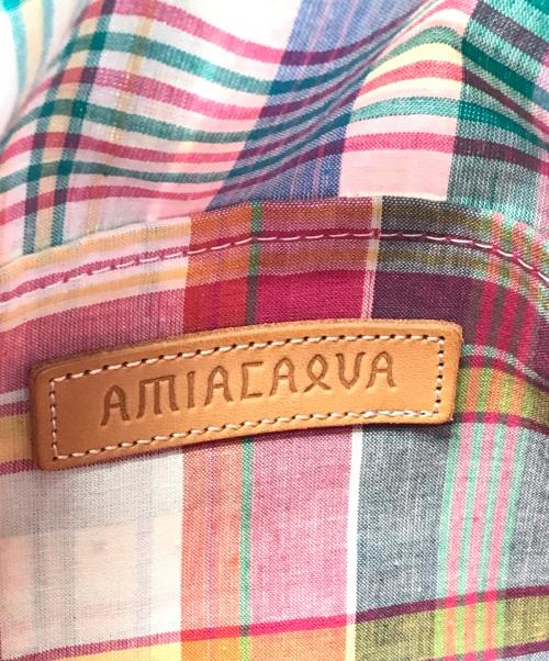 amiacalva（アミアカルヴァ）amiacalva (アミアカルヴァ) トートバッグ マルチカラーの古着・服飾アイテム
