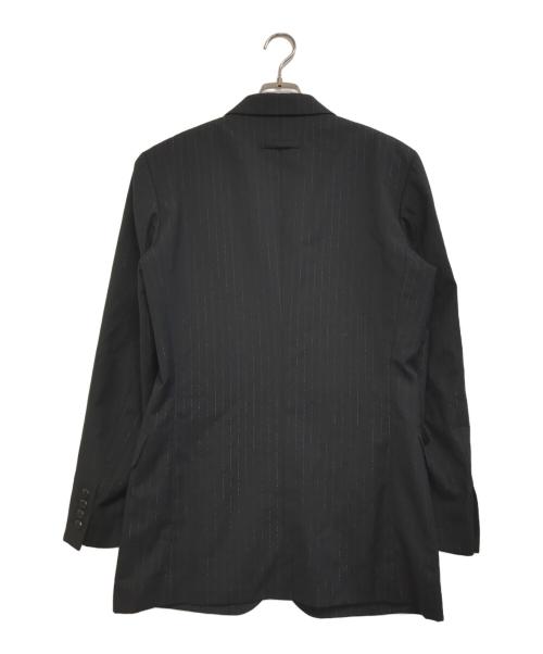Jean Paul GAULTIER（ジャンポールゴルチェ）Jean Paul GAULTIER (ジャンポールゴルチェ) 裏プリント4Bテーラードジャケット ブラック サイズ:48の古着・服飾アイテム