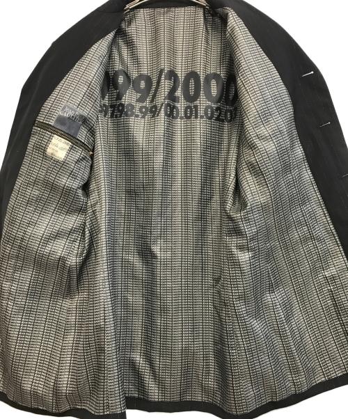 Jean Paul GAULTIER（ジャンポールゴルチェ）Jean Paul GAULTIER (ジャンポールゴルチェ) 裏プリント4Bテーラードジャケット ブラック サイズ:48の古着・服飾アイテム