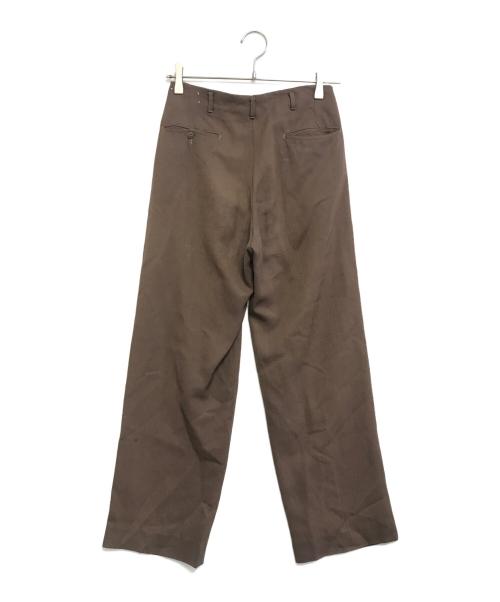 VINTAGE（ヴィンテージ）VINTAGE (ヴィンテージ) レーヨンギャバスラックス ブラウン サイズ:表記なしの古着・服飾アイテム