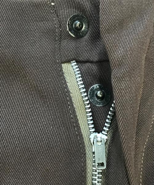 VINTAGE（ヴィンテージ）VINTAGE (ヴィンテージ) レーヨンギャバスラックス ブラウン サイズ:表記なしの古着・服飾アイテム