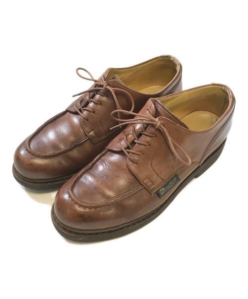 PARABOOT（パラブーツ）PARABOOT (パラブーツ) シャンボードドレスシューズ ブラウン サイズ:7の古着・服飾アイテム