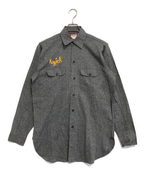 big mac（ビッグマック）big mac (ビッグマック) Penny's (ペニーズ) ブラックシャンブレーシャツ ブラック サイズ:表記なしの古着・服飾アイテム