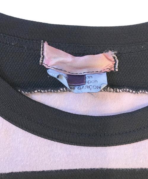 COMME des GARCONS（コムデギャルソン）COMME des GARCONS (コムデギャルソン) ボーダーカットソー ブラック サイズ:SSの古着・服飾アイテム