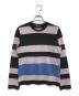 COMME des GARCONS（コムデギャルソン）の古着「ボーダーカットソー」｜ブラック
