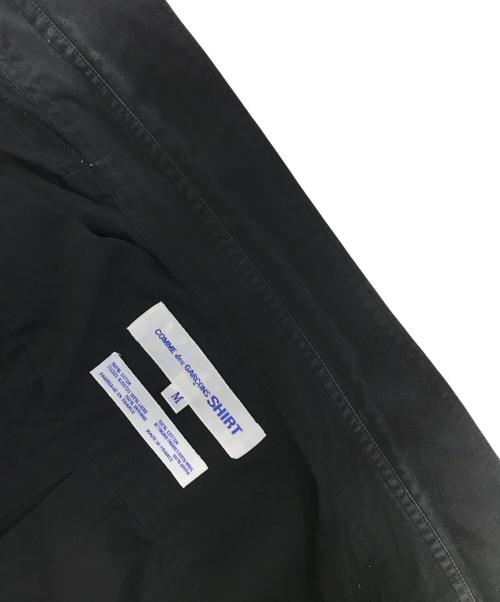 COMME des GARCONS SHIRT（コムデギャルソンシャツ）COMME des GARCONS SHIRT (コムデギャルソンシャツ) フロントギャザーシャツ ブラック サイズ:Mの古着・服飾アイテム