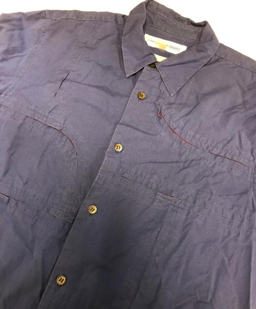 COMME des GARCONS SHIRT（コムデギャルソンシャツ）COMME des GARCONS SHIRT (コムデギャルソンシャツ) デザインシャツ ブルー サイズ:Mの古着・服飾アイテム
