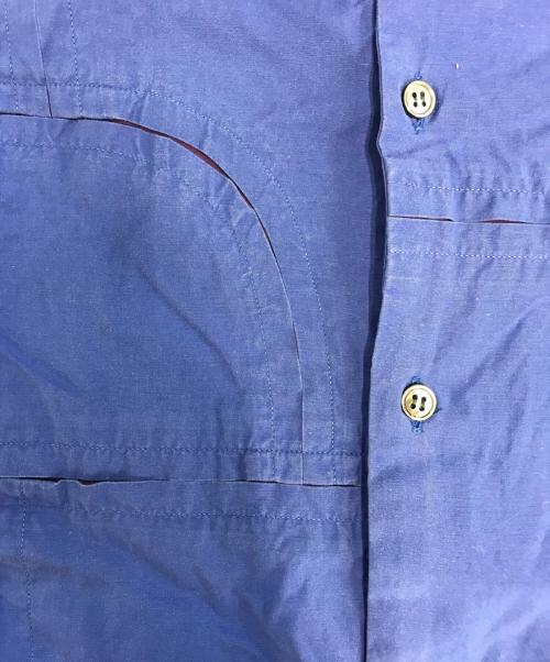 COMME des GARCONS SHIRT（コムデギャルソンシャツ）COMME des GARCONS SHIRT (コムデギャルソンシャツ) デザインシャツ ブルー サイズ:Mの古着・服飾アイテム