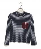 GOOD DESIGN SHOP COMME des GARCONSグッドデザインショップ コムデギャルソン）の古着「ボーダーカットソー」｜ネイビー