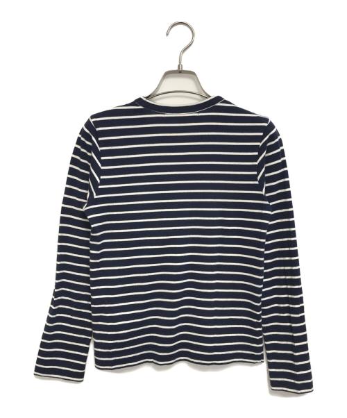 GOOD DESIGN SHOP COMME des GARCONS（グッドデザインショップ コムデギャルソン）GOOD DESIGN SHOP COMME des GARCONS (グッドデザインショップ コムデギャルソン) ボーダーカットソー ネイビー サイズ:Sの古着・服飾アイテム