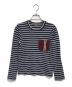 GOOD DESIGN SHOP COMME des GARCONS（グッドデザインショップ コムデギャルソン）の古着「ボーダーカットソー」｜ネイビー