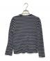 GOOD DESIGN SHOP COMME des GARCONS (グッドデザインショップ コムデギャルソン) ボーダーカットソー ネイビー サイズ:S：7000円
