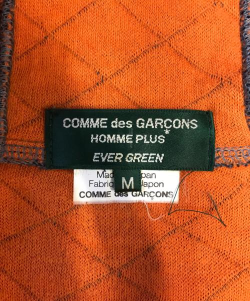 COMME des GARCONS HOMME PLUS（コムデギャルソンオムプリュス）COMME des GARCONS HOMME PLUS (コムデギャルソンオムプリュス) インサイドアウトフーデットジャケット オレンジ×グレー サイズ:Mの古着・服飾アイテム