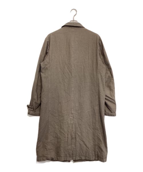 COMME des GARCONS HOMME（コムデギャルソン オム）COMME des GARCONS HOMME (コムデギャルソン オム) HBTロングコート ブラウン サイズ:Mの古着・服飾アイテム