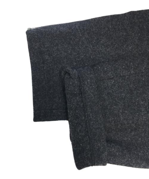 tricot COMME des GARCONS（トリココムデギャルソン）tricot COMME des GARCONS (トリココムデギャルソン) 裾ジップ縮絨パンツ ブラック サイズ:Ｍの古着・服飾アイテム