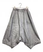 COMME des GARCONSコムデギャルソン）の古着「サルエルラメパンツ」｜グレー