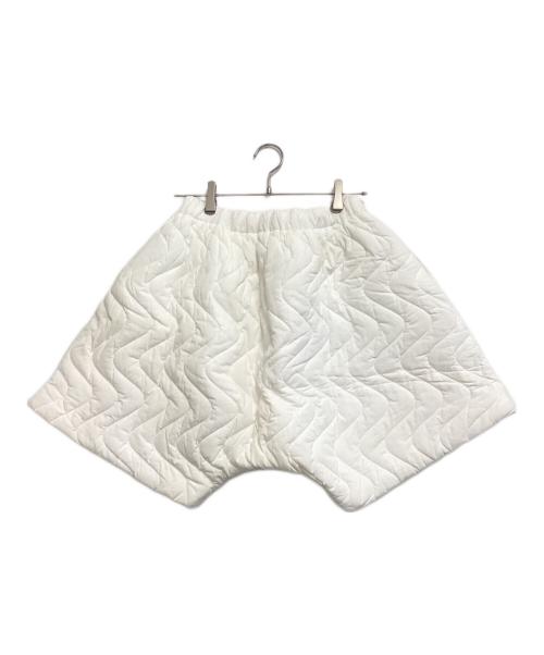 COMME des GARCONS（コムデギャルソン）COMME des GARCONS (コムデギャルソン) キルティングハーフパンツ ホワイト サイズ:Sの古着・服飾アイテム
