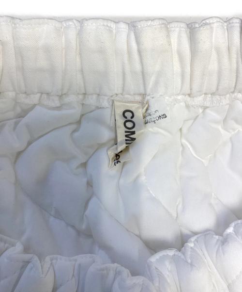 COMME des GARCONS（コムデギャルソン）COMME des GARCONS (コムデギャルソン) キルティングハーフパンツ ホワイト サイズ:Sの古着・服飾アイテム