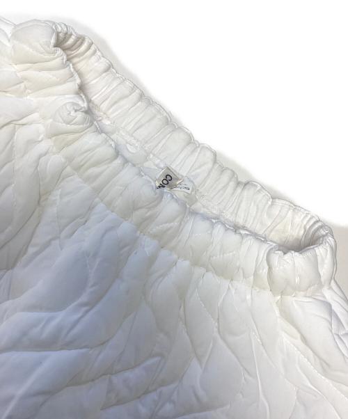 COMME des GARCONS（コムデギャルソン）COMME des GARCONS (コムデギャルソン) キルティングハーフパンツ ホワイト サイズ:Sの古着・服飾アイテム