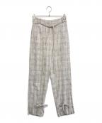 Acne studiosアクネ ストゥディオズ）の古着「Ribbon Tie Trousers」｜ベージュ