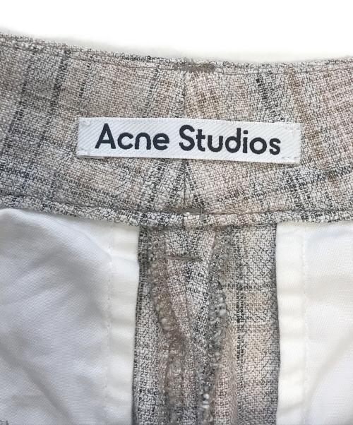 Acne studios（アクネ ストゥディオズ）Acne studios (アクネ ストゥディオズ) Ribbon Tie Trousers ベージュ サイズ:36の古着・服飾アイテム
