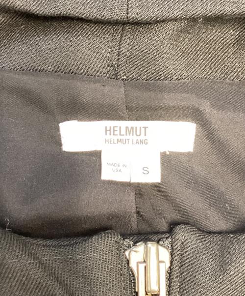 HELMUT LANG（ヘルムートラング）HELMUT LANG (ヘルムートラング) レザー切替フーデッドジャケット ブラック サイズ:Sの古着・服飾アイテム