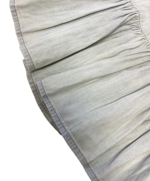 MIU MIU（ミュウミュウ）MIU MIU (ミュウミュウ) ミニスカート 黄緑 サイズ:38の古着・服飾アイテム