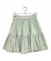 MIU MIU (ミュウミュウ) ミニスカート 黄緑 サイズ:38：25000円
