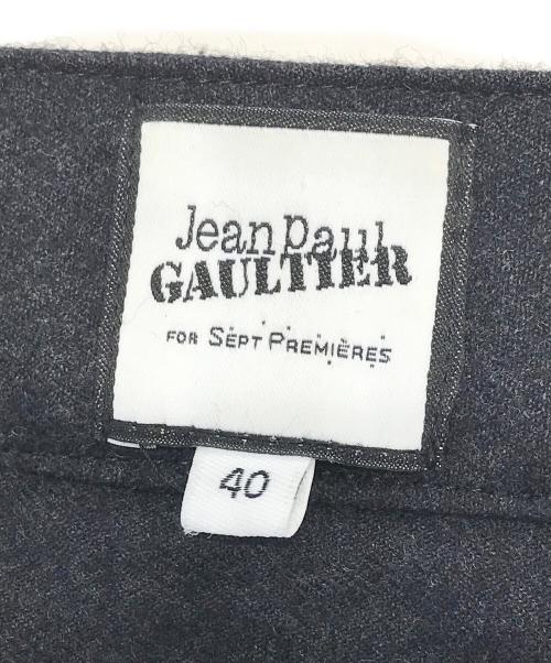 Jean Paul GAULTIER（ジャンポールゴルチェ）Jean Paul GAULTIER (ジャンポールゴルチェ) ウールパンツ ブラック サイズ:40の古着・服飾アイテム