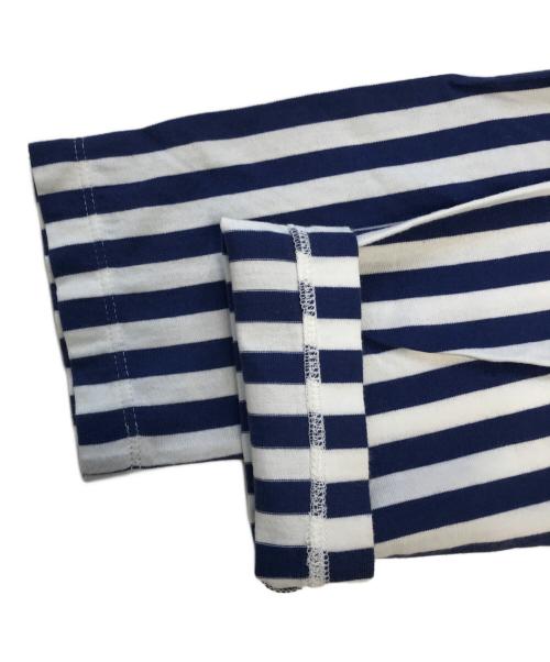 Jean Paul GAULTIER（ジャンポールゴルチェ）Jean Paul GAULTIER (ジャンポールゴルチェ) ストライプセーラカットソー ブルー サイズ:40の古着・服飾アイテム