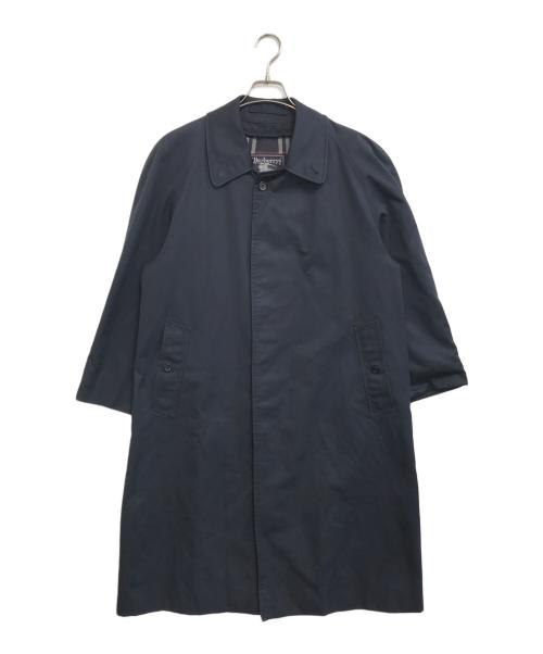 Burberry's（バーバリー）Burberry's (バーバリーズ) 裏ノヴァステンカラーコート ネイビー サイズ:36の古着・服飾アイテム
