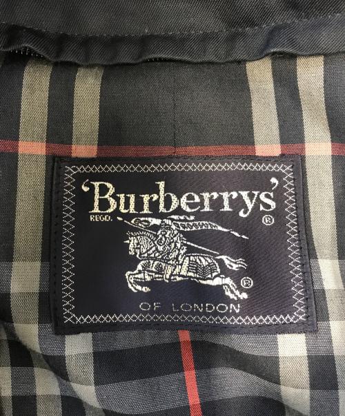 Burberry's（バーバリー）Burberry's (バーバリーズ) 裏ノヴァステンカラーコート ネイビー サイズ:36の古着・服飾アイテム