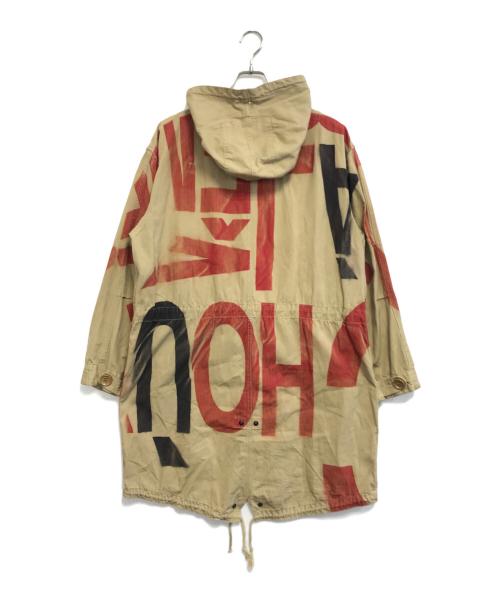 NOZOMI ISHIGURO（ノゾミイシグロ）NOZOMI ISHIGURO (ノゾミイシグロ) 総柄モッズコート カーキ サイズ:Ｓの古着・服飾アイテム