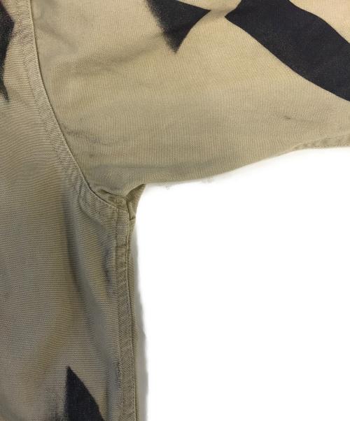 NOZOMI ISHIGURO（ノゾミイシグロ）NOZOMI ISHIGURO (ノゾミイシグロ) 総柄モッズコート カーキ サイズ:Ｓの古着・服飾アイテム