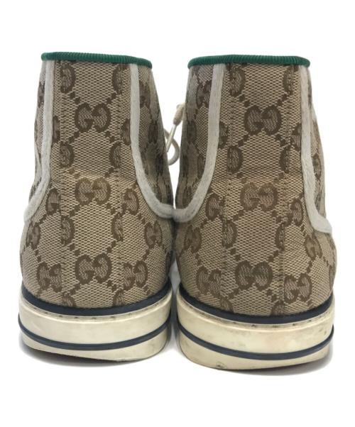 GUCCI（グッチ）GUCCI (グッチ) Gucci Tennis 1977 Canvas High Top/テニス 1977 ベージュ サイズ:6+の古着・服飾アイテム
