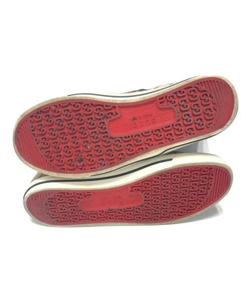 GUCCI（グッチ）GUCCI (グッチ) Gucci Tennis 1977 Canvas High Top/テニス 1977 ベージュ サイズ:6+の古着・服飾アイテム