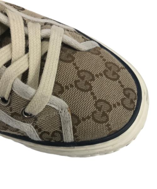 GUCCI（グッチ）GUCCI (グッチ) Gucci Tennis 1977 Canvas High Top/テニス 1977 ベージュ サイズ:6+の古着・服飾アイテム