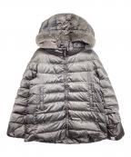 MaxMara Cubeマックスマラ キューブ）の古着「ファー付ダウンジャケット」｜ライトグレー