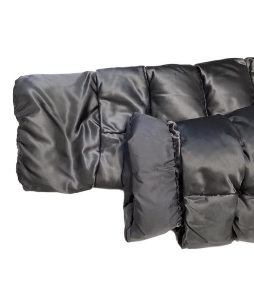 MaxMara Cube（マックスマラ キューブ）MaxMara Cube (マックスマラ キューブ) ファー付ダウンジャケット ライトグレー サイズ:36の古着・服飾アイテム