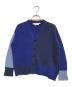 MARNI（マルニ）の古着「カラーブロック ニット カーディガン」｜ブルー