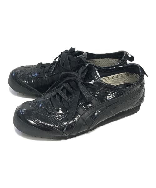 Onitsuka Tiger（オニツカタイガー）Onitsuka Tiger (オニツカタイガー) ローカットスニーカー ブラック サイズ:CM23.0/US6/EURO37の古着・服飾アイテム