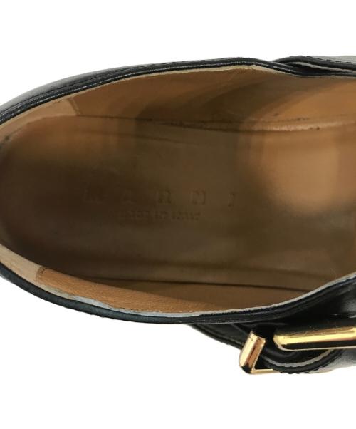 MARNI（マルニ）MARNI (マルニ) 厚底レザーローファー ブラック サイズ:37の古着・服飾アイテム