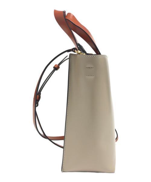MARNI（マルニ）MARNI (マルニ) MUSEO BAG MINI ベージュ×グリーンの古着・服飾アイテム