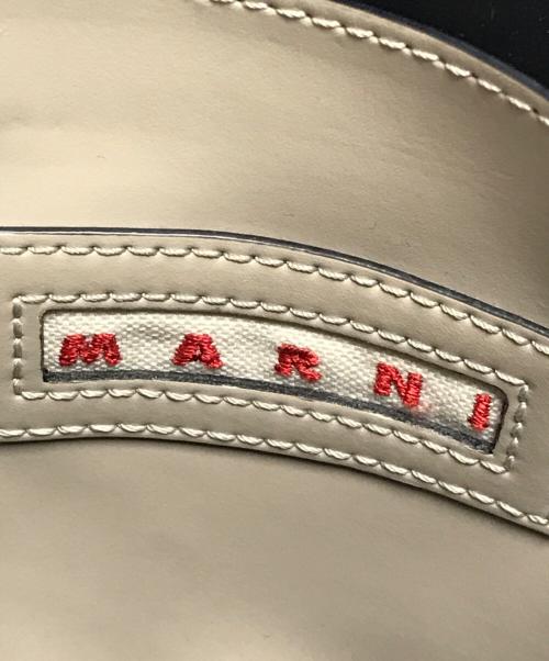 MARNI（マルニ）MARNI (マルニ) MUSEO BAG MINI ベージュ×グリーンの古着・服飾アイテム