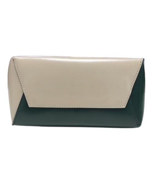 MARNI（マルニ）MARNI (マルニ) MUSEO BAG MINI ベージュ×グリーンの古着・服飾アイテム