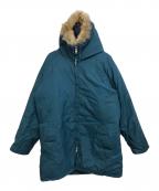 glacier zoneグレイシアゾーン）の古着「ロングダウンジャケット」｜ブルー