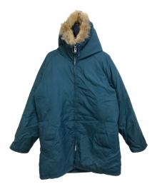 glacier zone（グレイシアゾーン）の古着「ロングダウンジャケット」｜ブルー