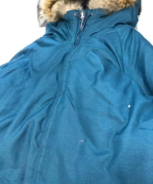 glacier zone（グレイシアゾーン）glacier zone (グレイシアゾーン) ロングダウンジャケット ブルー サイズ:Lの古着・服飾アイテム