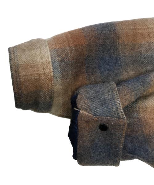 PENDLETON（ペンドルトン）PENDLETON (ペンドルトン) オンブレランチジャケット ベージュ×ブルー サイズ:Lの古着・服飾アイテム